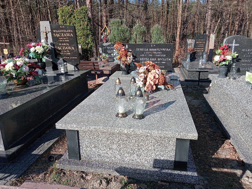 Grób Władysława Mysłek